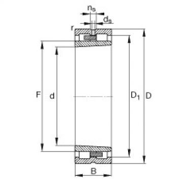 Cylindrical Roller Bearings Distributior NNU49/500-S-K-M-SP FAG