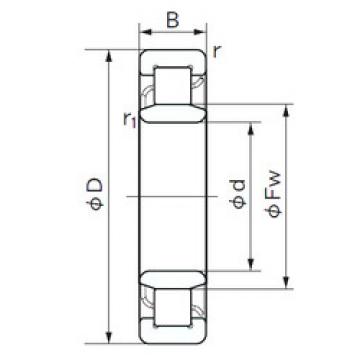 Cylindrical Roller Bearings Distributior NU 2332 E NACHI