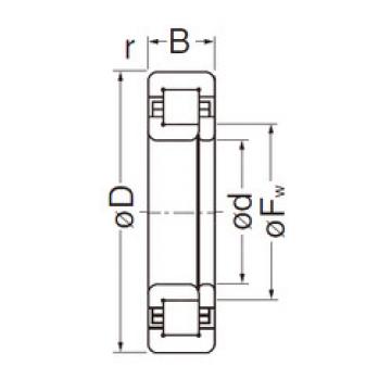 Cylindrical Roller Bearings Distributior NUP210EG NACHI