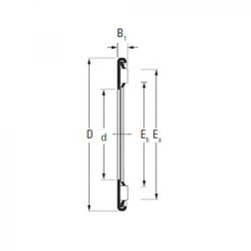 needle roller thrust bearing catalog AX 3,5 80 105 Timken