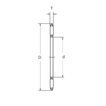 needle roller thrust bearing catalog FNTA-75100 NSK