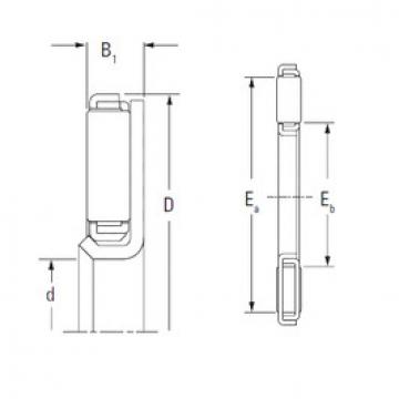 needle roller thrust bearing catalog FNTF-1835 Timken