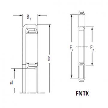 needle roller thrust bearing catalog FNTK-1530 Timken