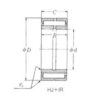 needle roller thrust bearing catalog HJ-182616+IR-141816 NSK
