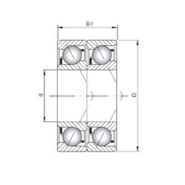 angular contact ball bearing installation 7303 BDT ISO