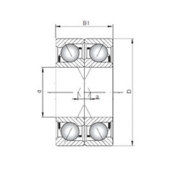 angular contact thrust bearings 7001 BDF ISO