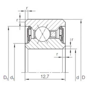 angular contact ball bearing installation CSXU 075.2RS INA