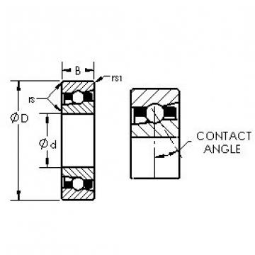 angular contact ball bearing installation H7014C AST