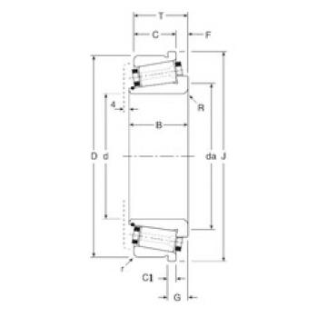 tapered roller thrust bearing 130065/130120C Gamet