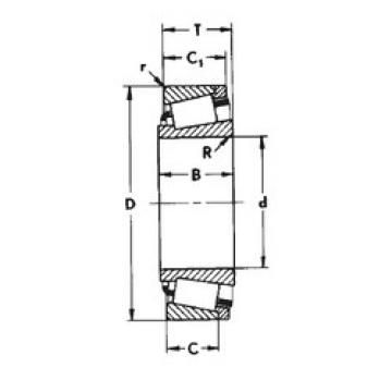 tapered roller dimensions bearings 331761BE/Q SKF