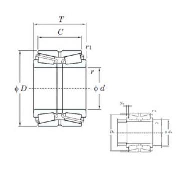 tapered roller dimensions bearings 46218A KOYO