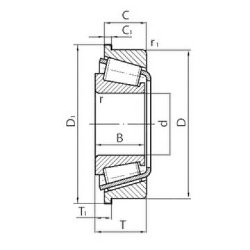 tapered roller dimensions bearings 712178100 INA