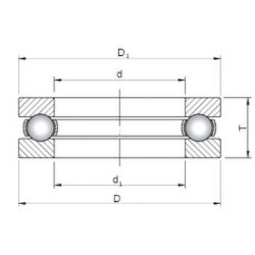 thrust ball bearing applications 511/500 ISO