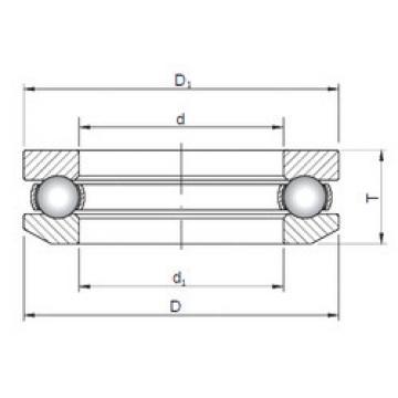 thrust ball bearing applications 53204 ISO