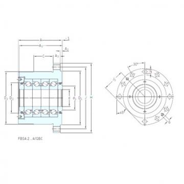 thrust ball bearing applications BSQU 250/1 TDT SNFA