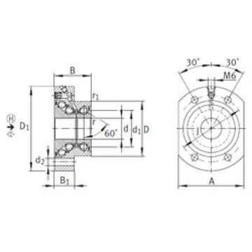 thrust ball bearing applications DKLFA1575-2RS INA