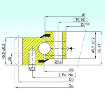 thrust ball bearing applications EB1.20.0744.200-1STPN ISB
