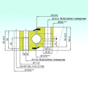 thrust ball bearing applications EB1.25.1076.201-1STPN ISB