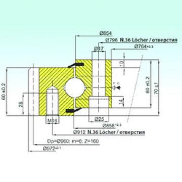 thrust ball bearing applications EB1.25.0856.200-1STPN ISB