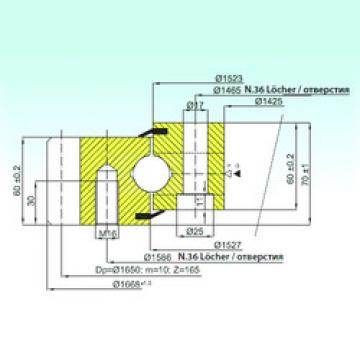 thrust ball bearing applications EB1.25.1525.200-1STPN ISB