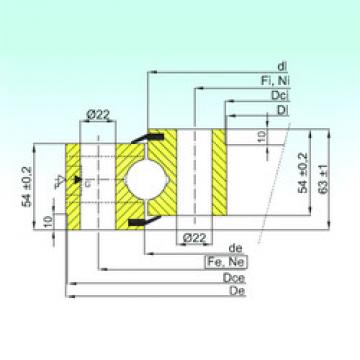 thrust ball bearing applications NB1.25.1055.201-2PPN ISB