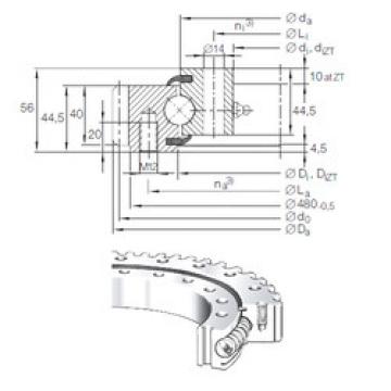 thrust ball bearing applications VSA 20 0414 N INA