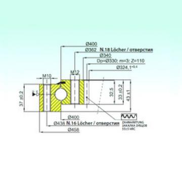 thrust ball bearing applications ZB1.16.0400.200-1RTTN ISB