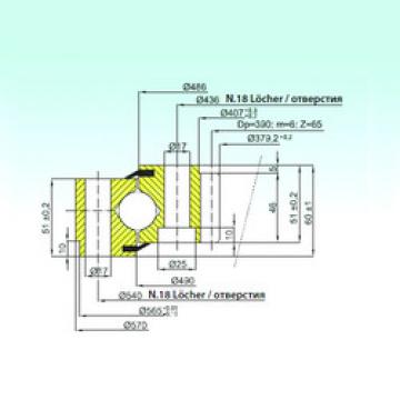 thrust ball bearing applications ZB1.25.0488.200-2SPPN ISB
