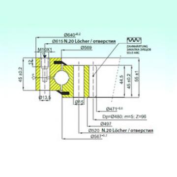 thrust ball bearing applications ZB1.20.0568.200-2RPPN ISB