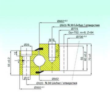 thrust ball bearing applications ZB1.25.0862.201-1SPTN ISB