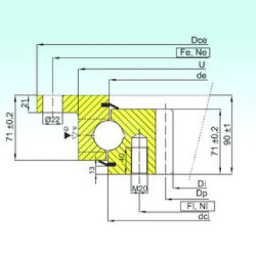 thrust ball bearing applications ZBL.30.1355.201-2SPTN ISB