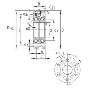thrust ball bearing applications ZKLF1255-2Z INA