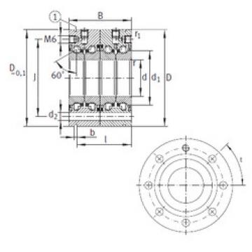 thrust ball bearing applications ZKLF40100-2RS-2AP INA