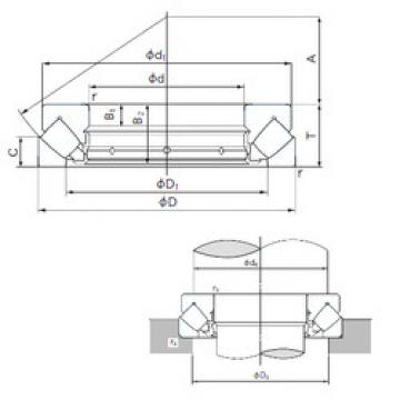 thrust ball images bearings 29428E NACHI