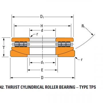 TPS thrust cylindrical roller bearing 80TPS136