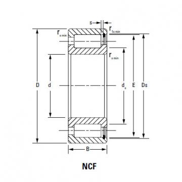 CYLINDRICAL ROLLER BEARINGS FULL COMPLEMENT NCF NCF2952V