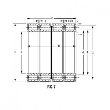 Four-Row Cylindrical Roller Bearings 190RY1528 RY-1