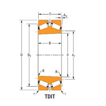 TdiT TnaT two-row tapered roller Bearings 67390Td 67320