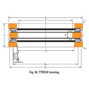 TTdFlk TTdW and TTdk bearings Thrust race single d-3639-c