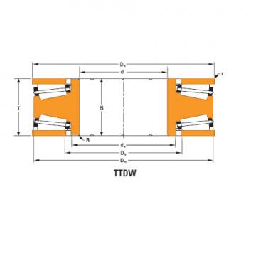 TTdFlk TTdW and TTdk bearings Thrust race double d-3637-a
