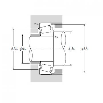 Single Row Tapered Roller Bearings NTN T-EE161400/161850