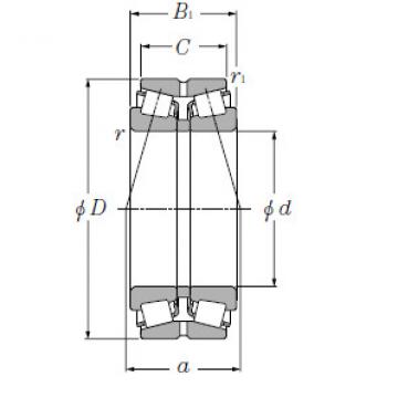 Double Row Tapered Roller Bearings NTN 423092