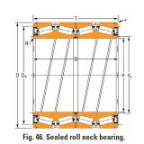 Timken Sealed roll neck Bearings Bore seal O-ring