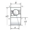 angular contact ball bearing installation 7BGR10S NSK #1 small image