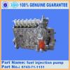 fast delivery excavator spare parts,PC360-7 fuel injection pump 6743-71-1131 #1 small image