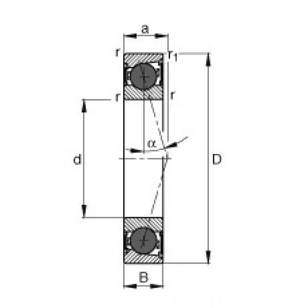 angular contact ball bearing installation HCB7004-C-2RSD-T-P4S FAG #1 image