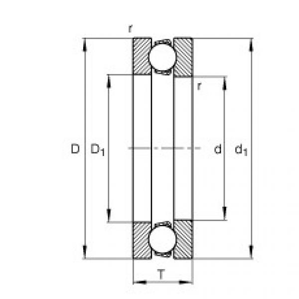 thrust ball bearing applications 51152-MP FAG #1 image