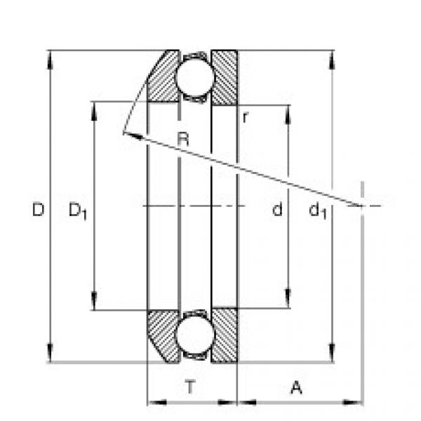 thrust ball bearing applications 53238-MP FAG #1 image
