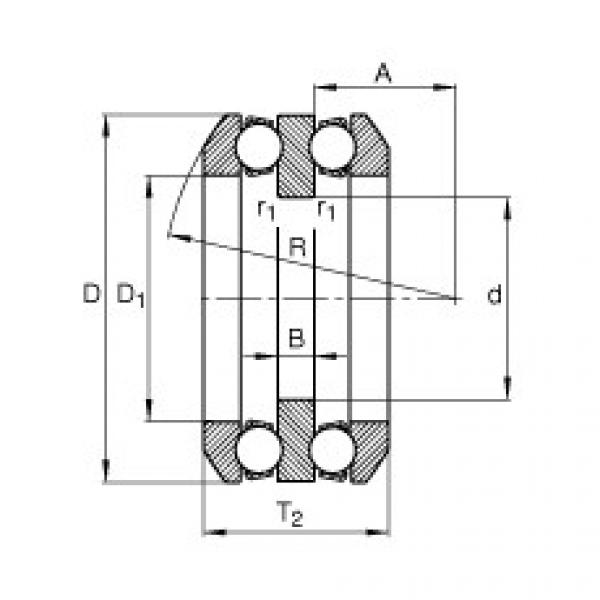 thrust ball bearing applications 54305 FAG #1 image