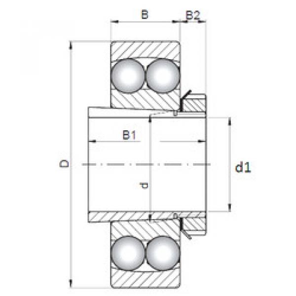 Self-Aligning Ball Bearings 1204K+H204 CX #1 image